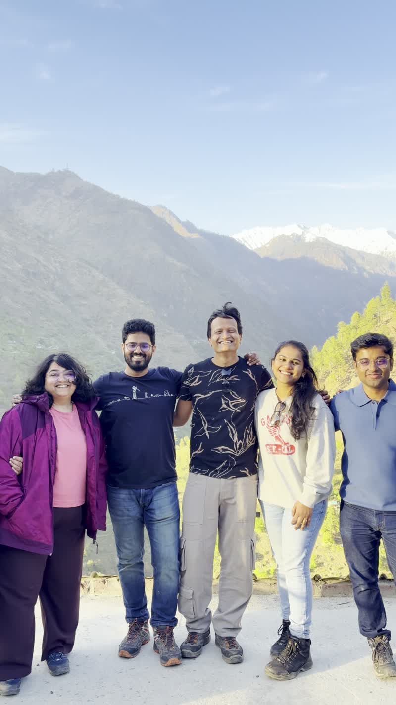 The Fallow Journeys team on their first trip to Tirthan Valley